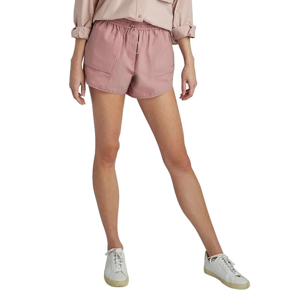 Tilley Women's Tech Dolphin Short in Dark Blush - Size: Medium