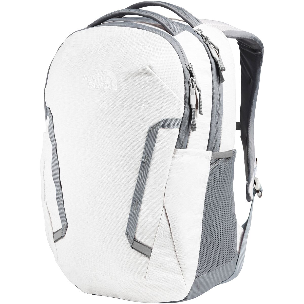 The North Face Women's Vault 21.5L Backpack in TNF White Metallic Melange / Mid Grey