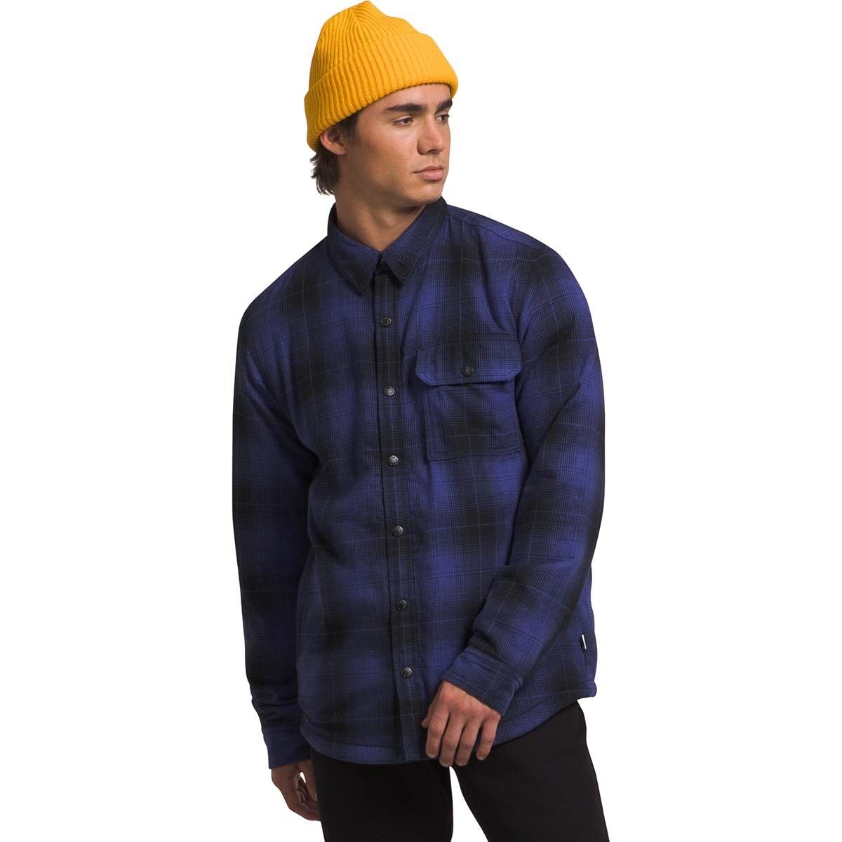 The North Face Men's Campshire Shirt in Asphalt Grey - Size: XXL