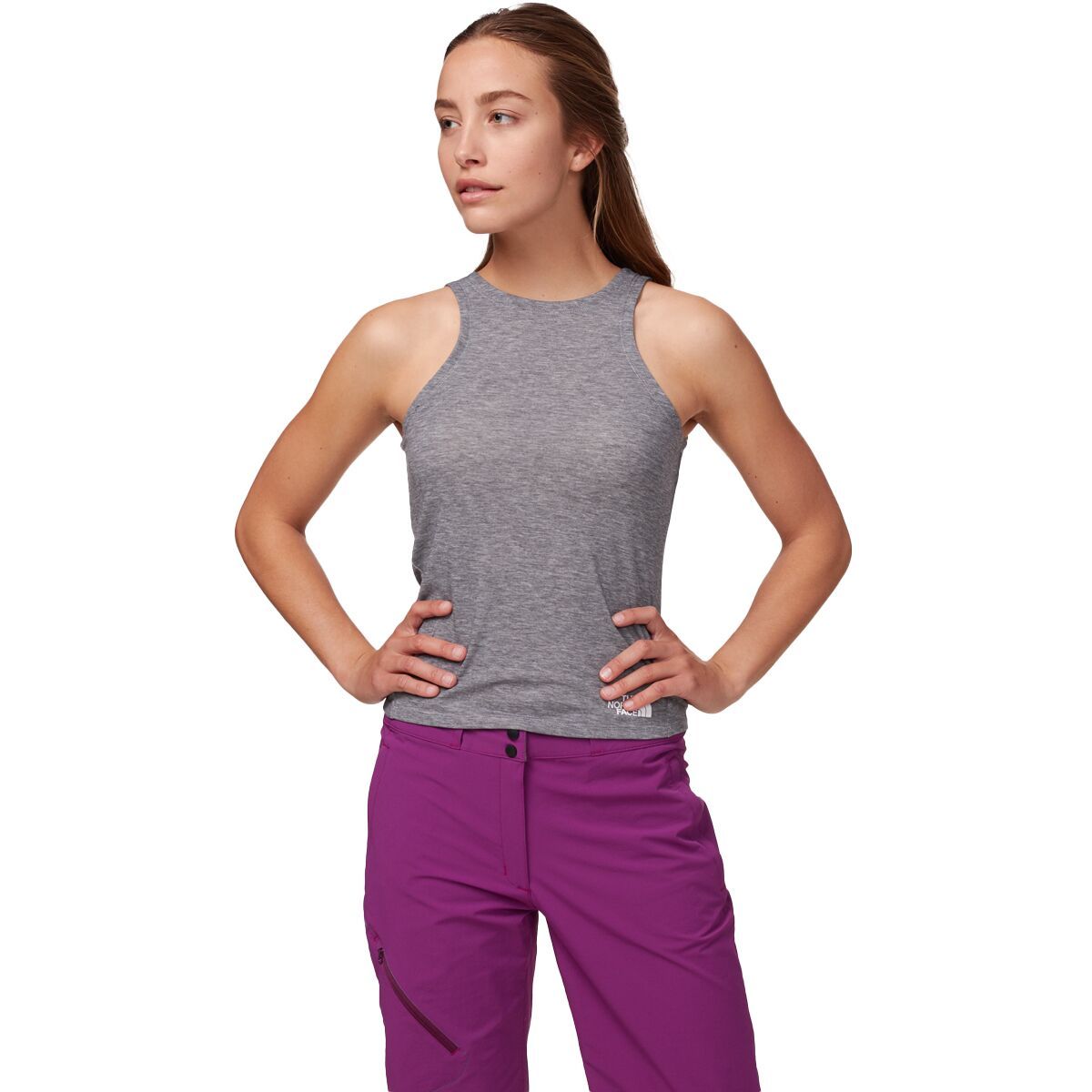 The North Face Women's Vyrtue Tank Top in Sulphur Spring Green Heather - Size: XL