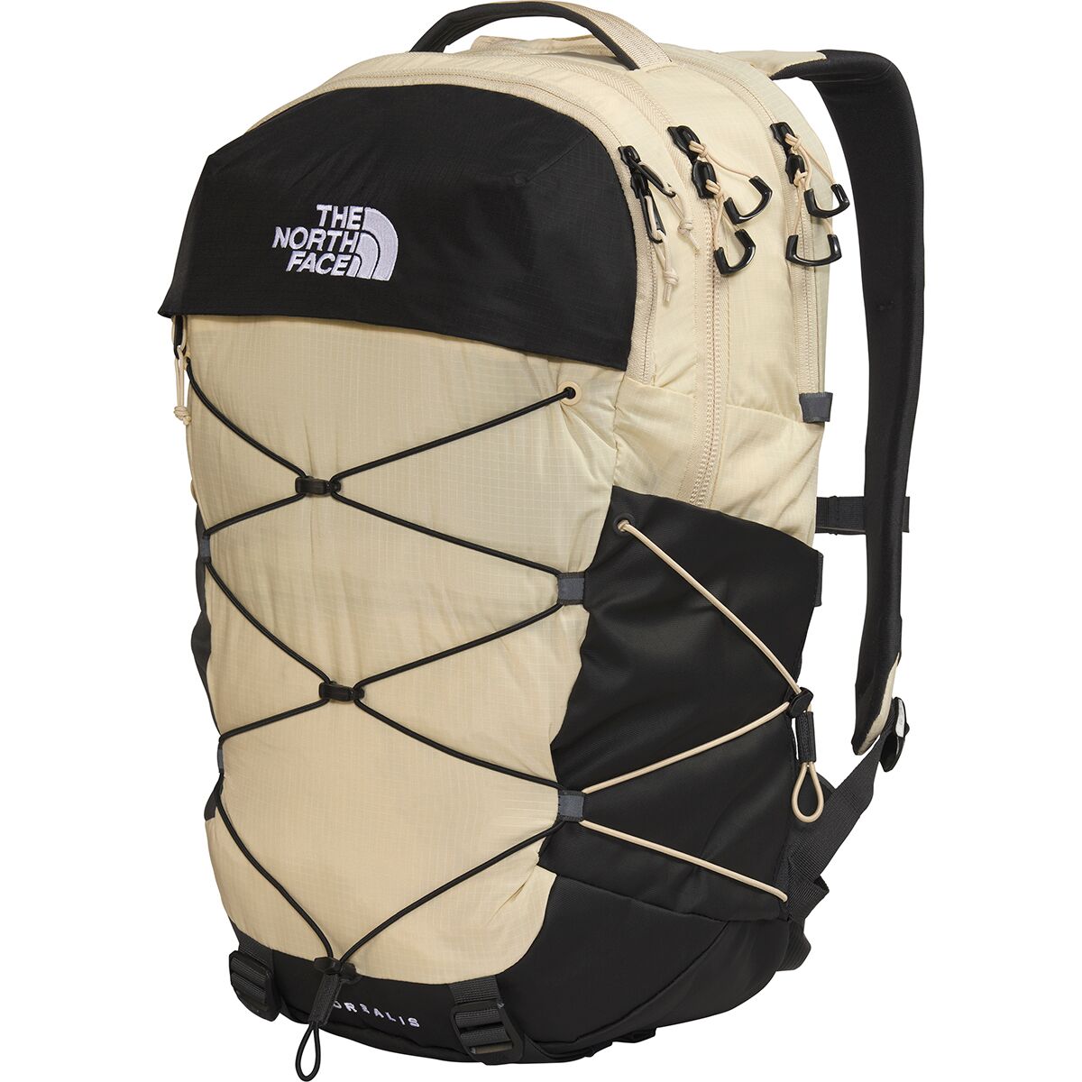 The North Face Borealis 28L Backpack in Gravel / TNF Black / NPF
