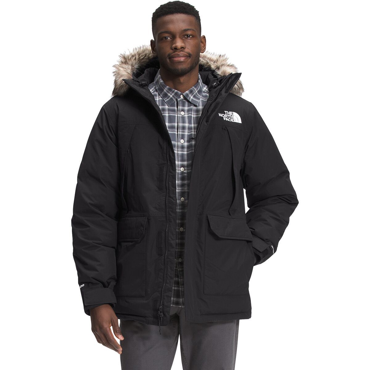 The North Face Men's McMurdo Down Parka in Moss Green / TNF Black - Size: XXL