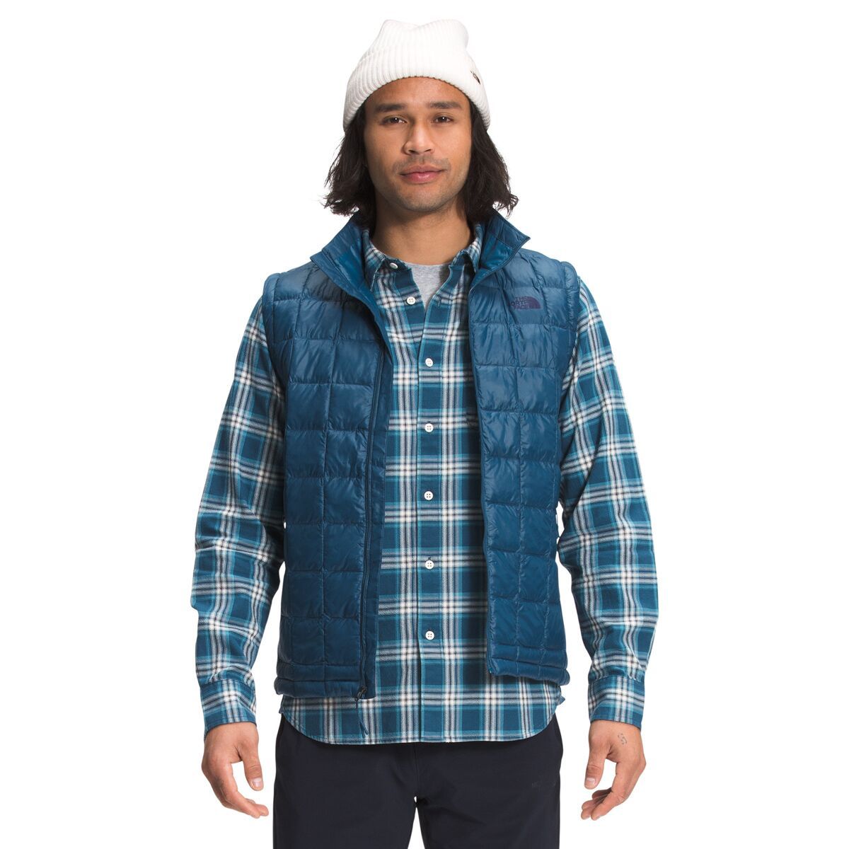 The North Face Men's ThermoBall 2.0 Eco Vest in Meld Grey / NPF - Size: XL