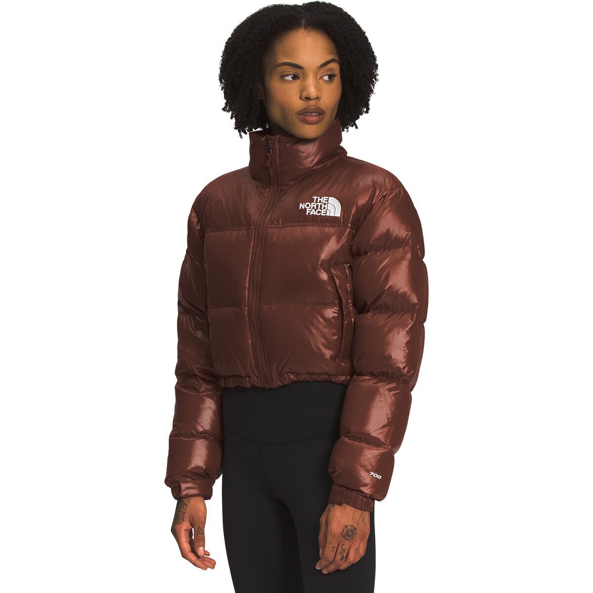 The North Face Women's Nuptse Short Jacket in TNF Black - Size: XXL