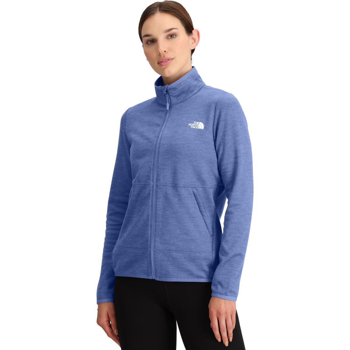 The North Face Women's Canyonlands Full-Zip Jacket in TNF Medium Grey Heather / NPF - Size: Small