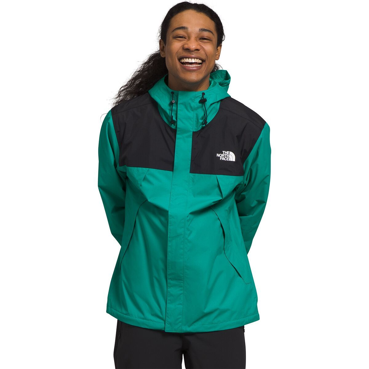 The North Face Men's Antora Jacket in Summit Navy / TNF Black - Size: Medium