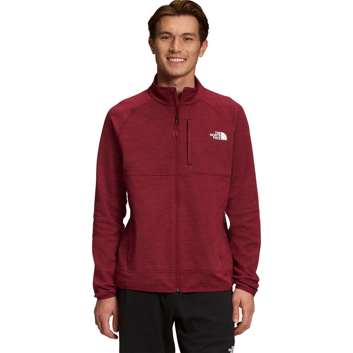 The North Face Men's Canyonlands Full-Zip Jacket in TNF Medium Grey Heather / NPF - Size: Large