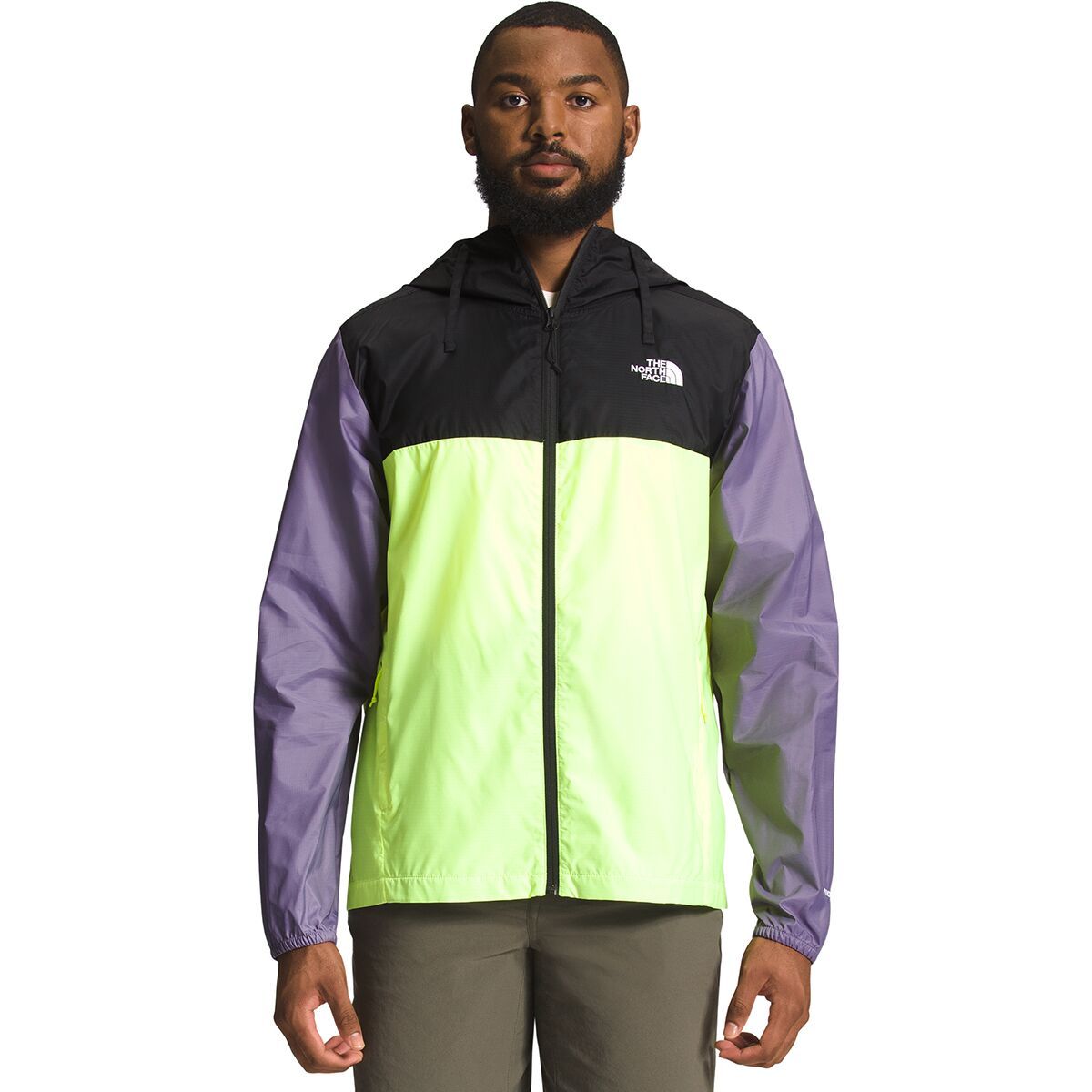 The North Face Men's Cyclone Jacket in Summit Navy / Optic Emerald / Steel Blue - Size: Medium