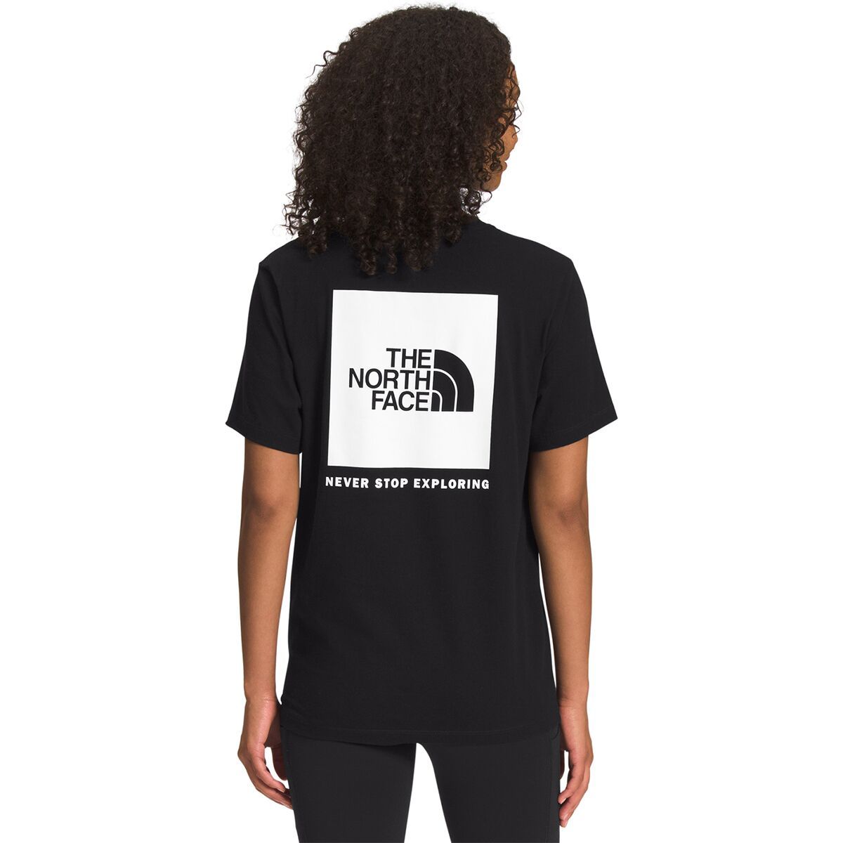 The North Face Women's Box NSE T-Shirt in TNF Black / TNF White - Size: Medium