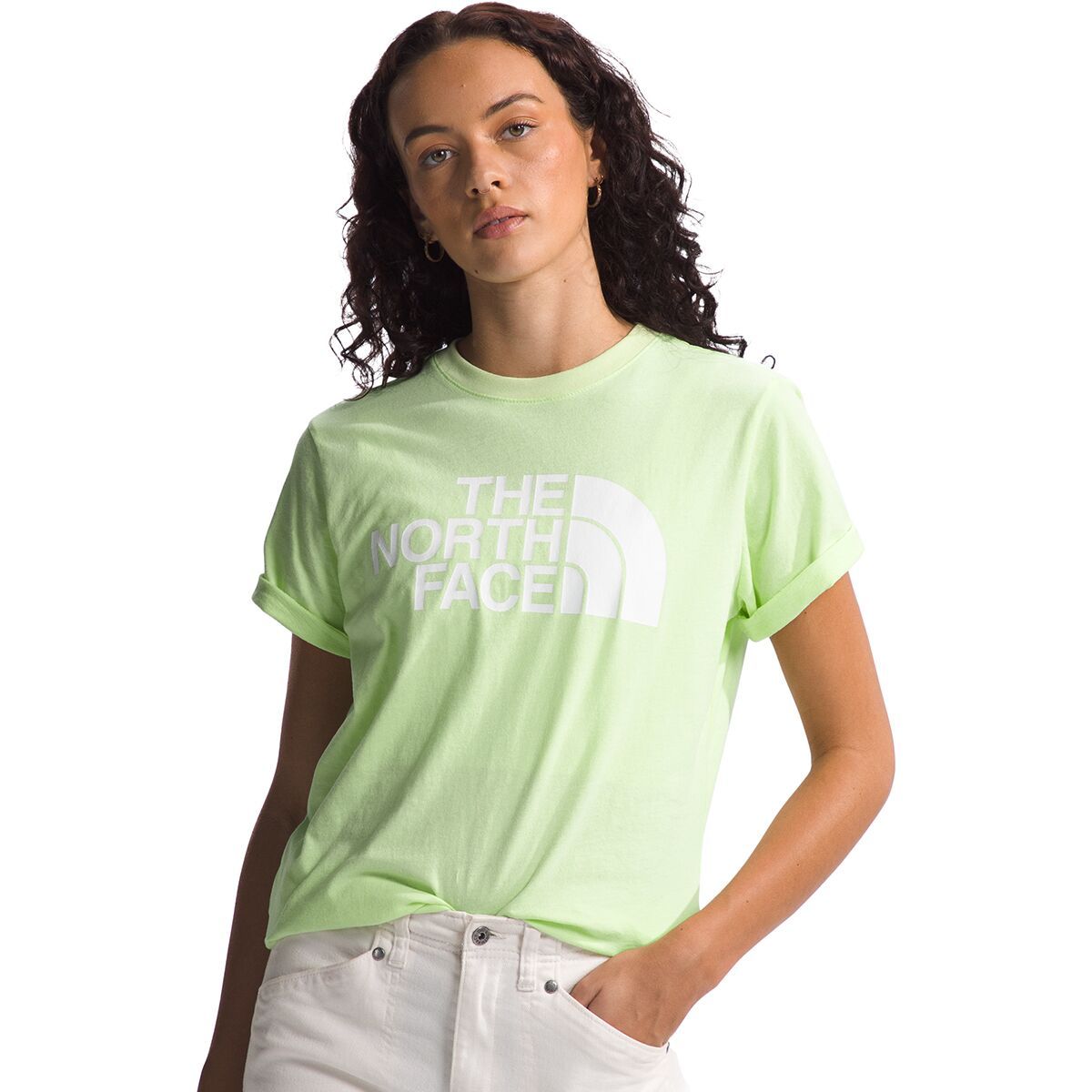 The North Face Women's Half Dome T-Shirt in TNF White - Size: XS
