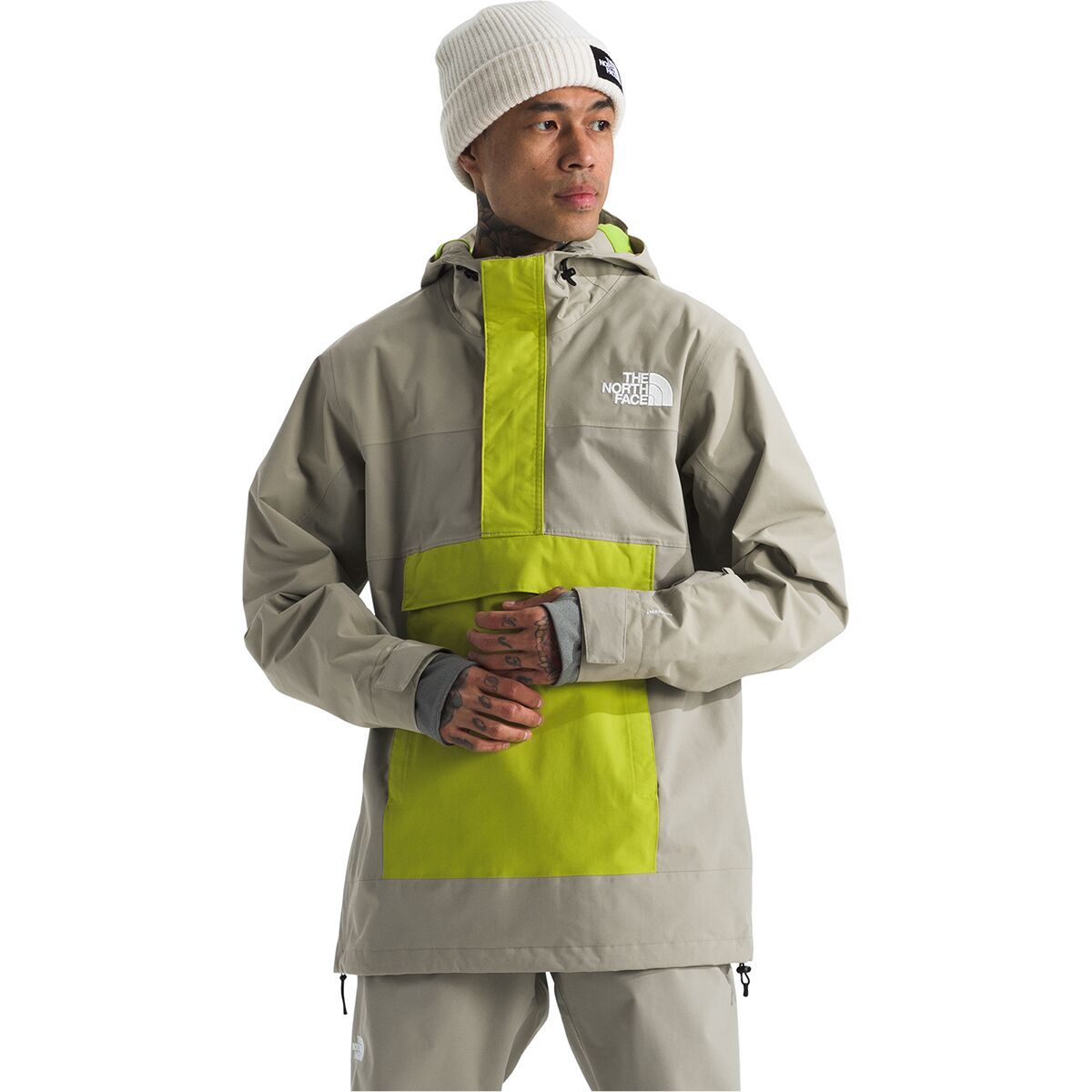 The North Face Men's Driftview Anorak in Icecap Blue / Fawn Grey - Size: XXL
