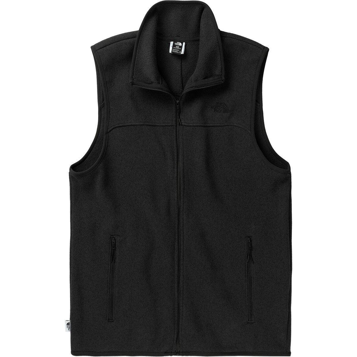 The North Face Men's Front Range Fleece Vest in TNF Black Heather / NPF - Size: XL
