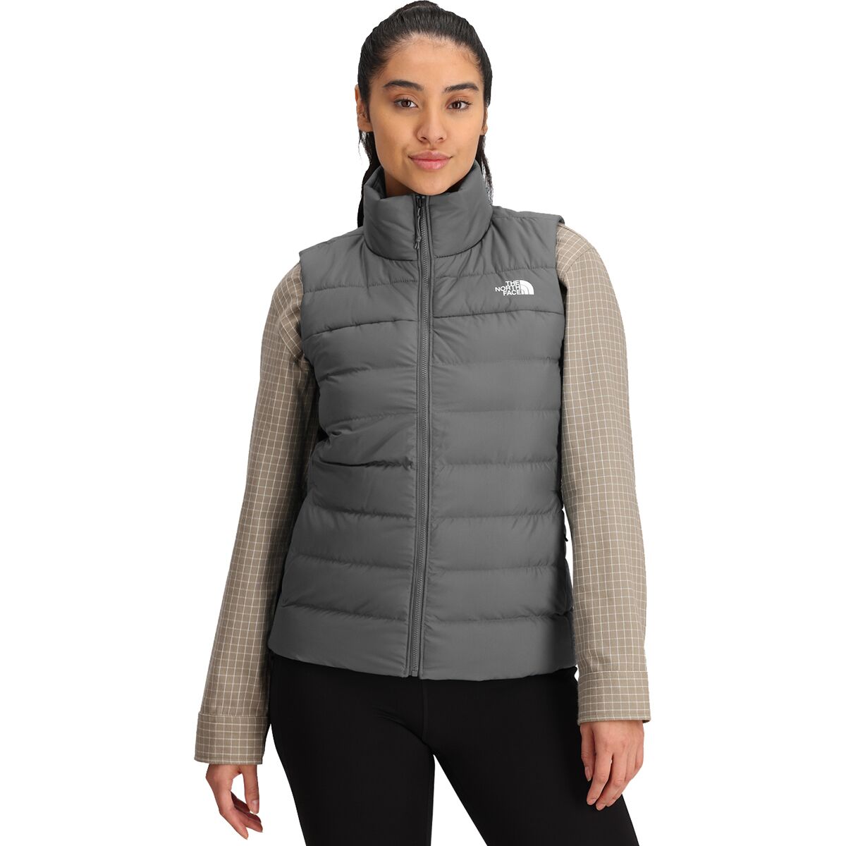 The North Face Women's Aconcagua 3 Vest in Smoked Pearl - Size: XS