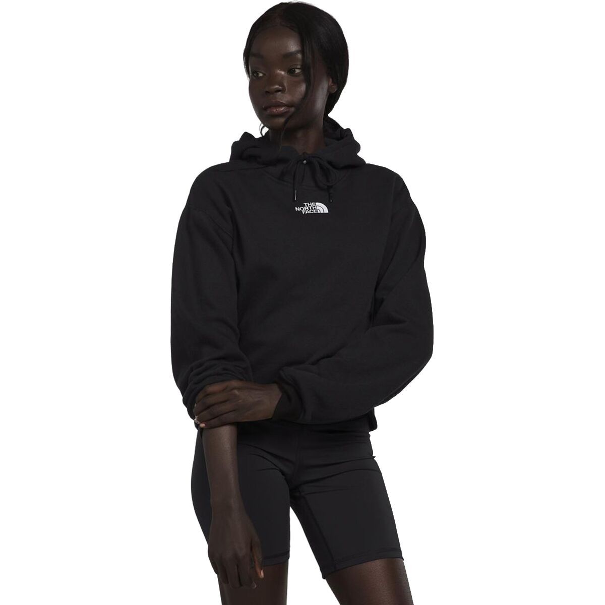 The North Face Women's Evolution Hi Lo Hoodie in White Dune - Size: Large