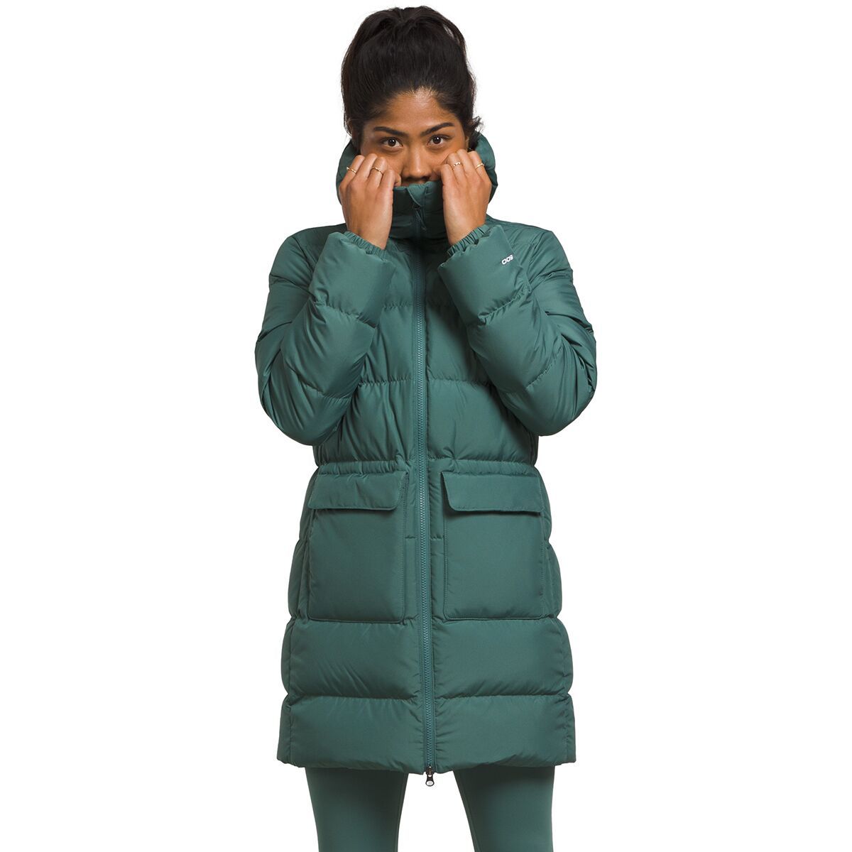 The North Face Women's Gotham Parka in Algae Blue - Size: XS