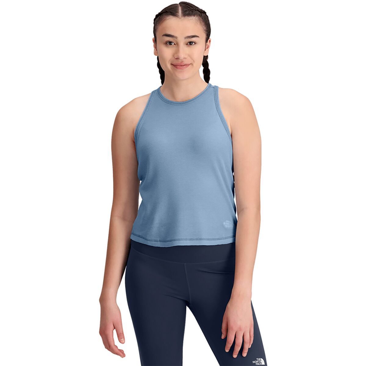 The North Face Women's Sunpeak Waffle Tank Top in White Dune - Size: XL