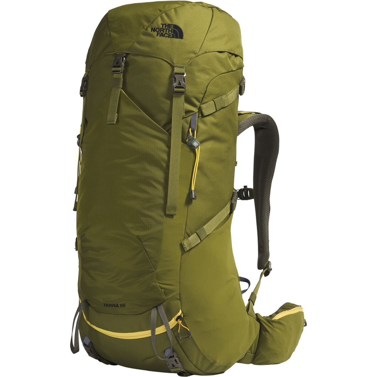 The North Face Terra 55L Backpack in Forest Olive / New Taupe Green - Size: S/M