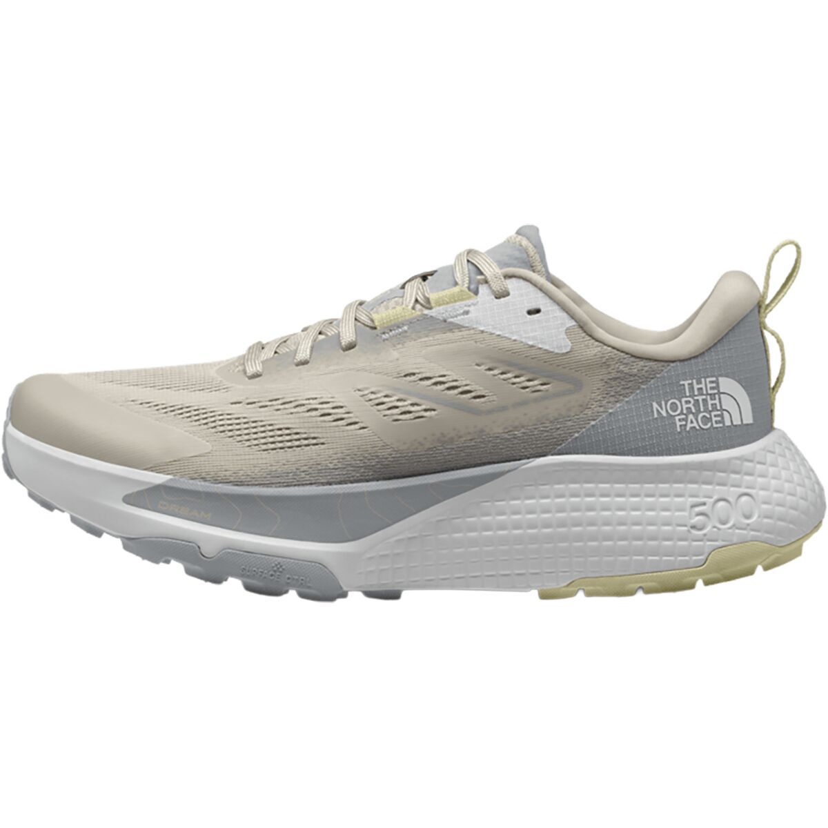 The North Face Men's Altamesa 500 Trail Running Shoe in Calacatta / High Rise Grey - Size:
