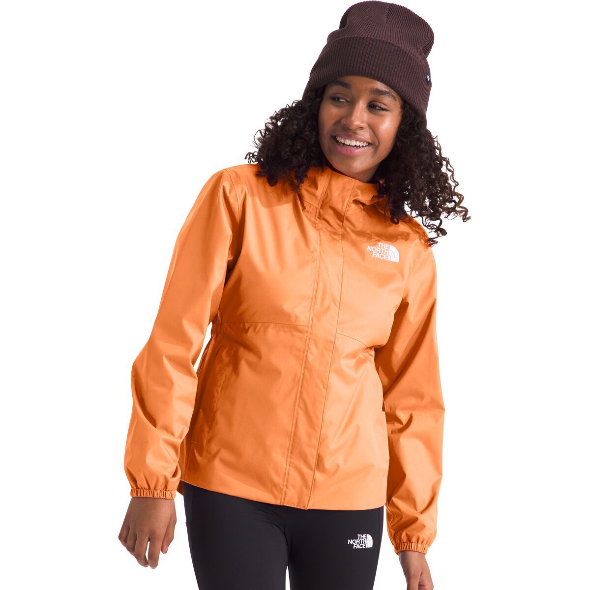 The North Face Girl's Antora Rain Jacket in TNF Black - Size: XS