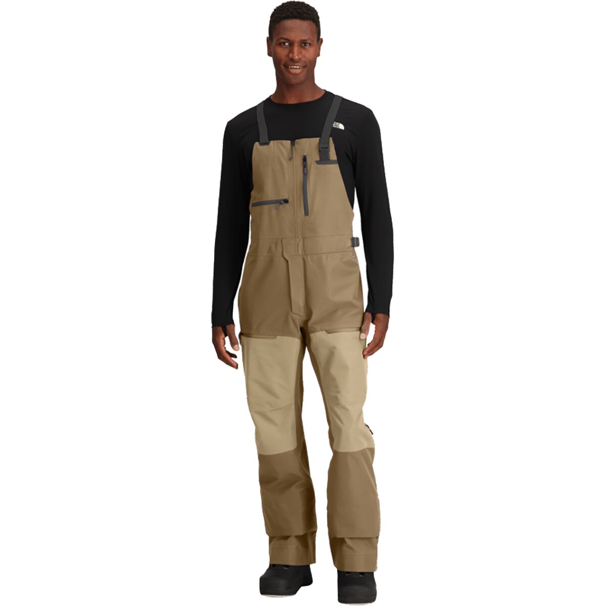 The North Face Men's Ceptor Bib Pant in Utility Brown - Size: XL/Regular