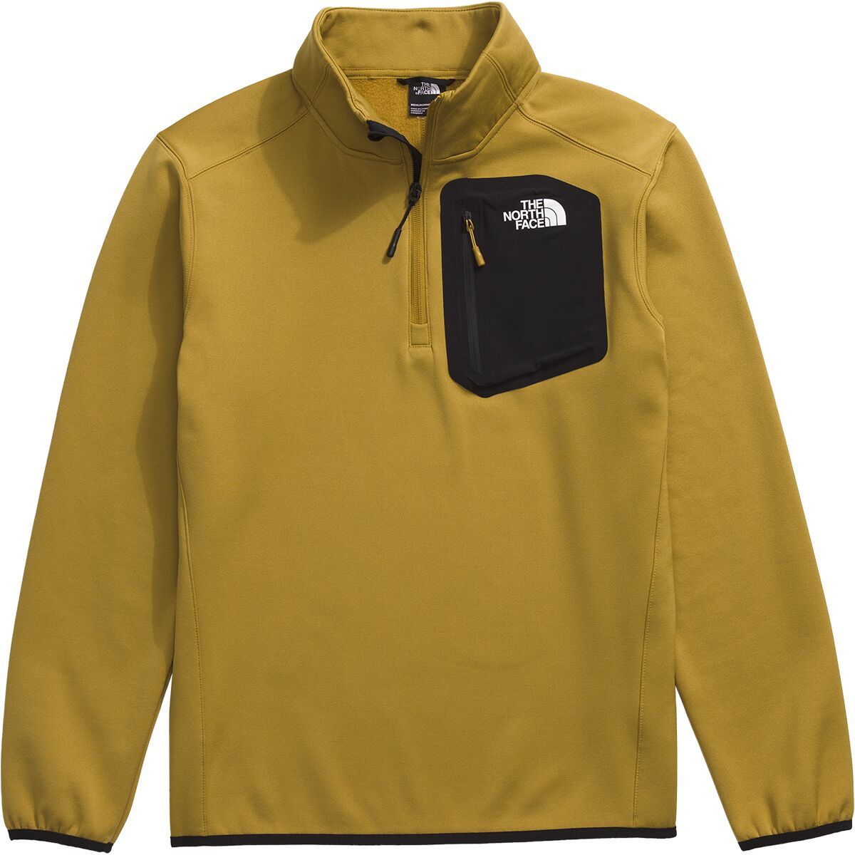 The North Face Men's Crest 1/4-Zip Jacket in Sumac / TNF Black - Size: XXL