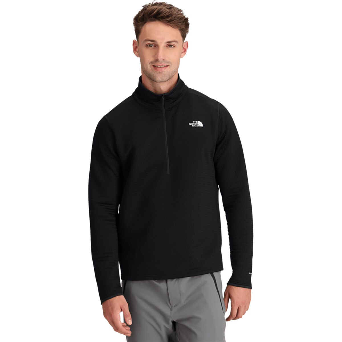 The North Face The North Face Men's Dotknit Thermal 1/4-Zip Top in TNF Black - Size: Small - $50.00 at Steep and Cheap