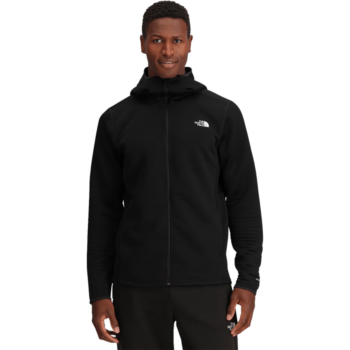 The North Face The North Face Men's Dotknit Thermal Full Zip Hoodie in TNF Black - Size: Small - $78.00 at Steep and Cheap