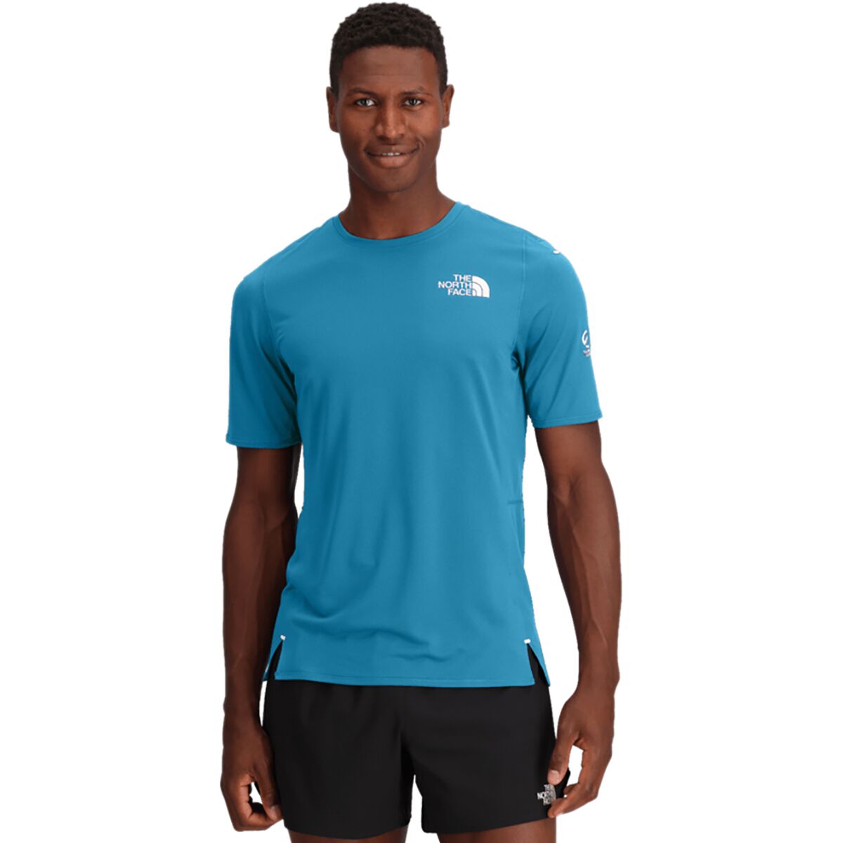 The North Face Men's Summit High Trail Short-Sleeve Top in Meridian Blue - Size: XXL
