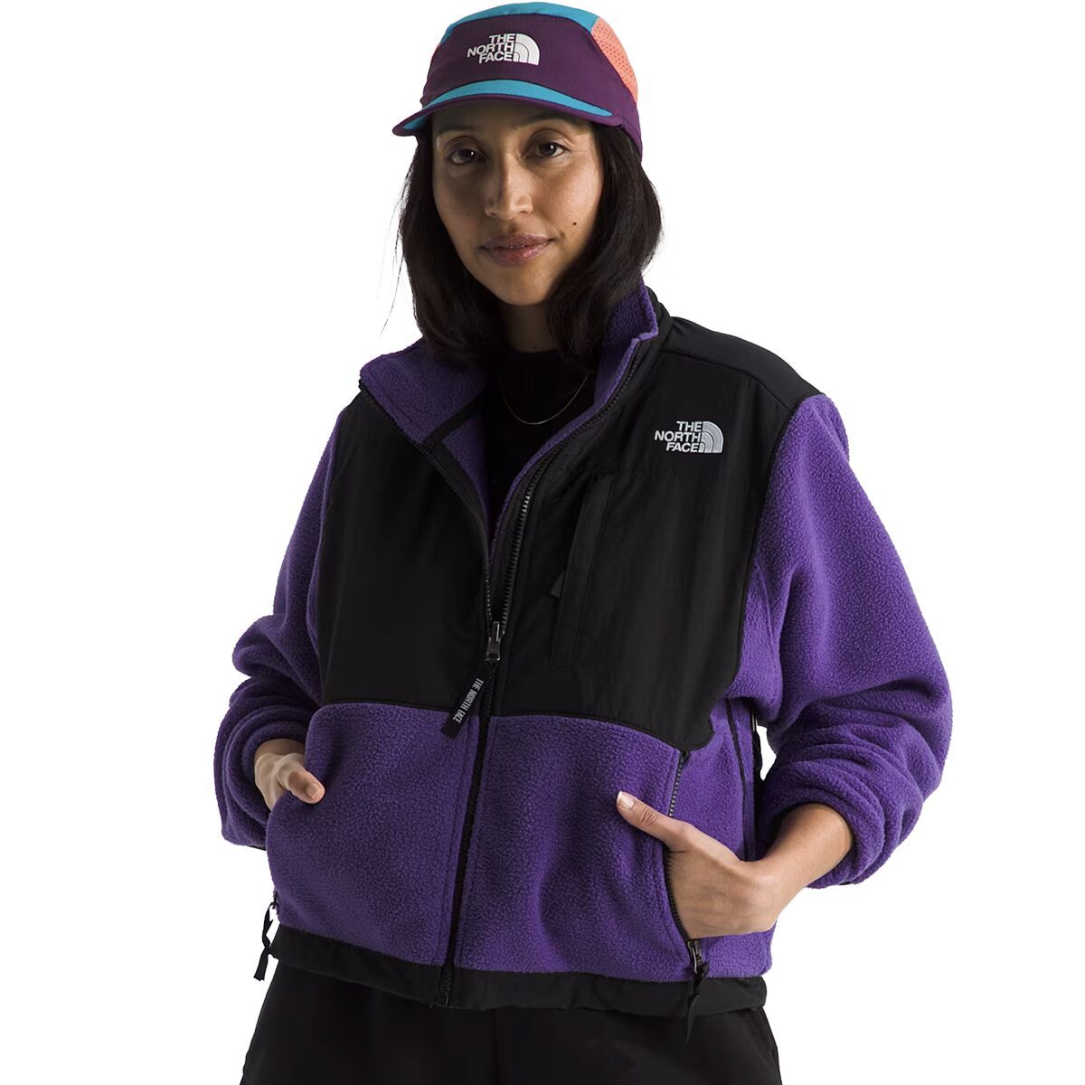 The North Face Women's Retro Denali Jacket in Summit Gold / TNF Black - Size: Small