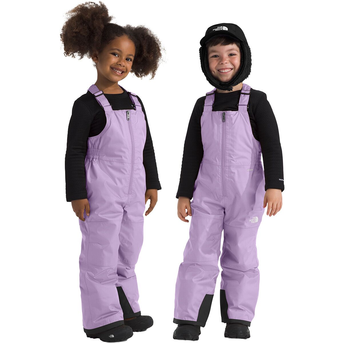 The North Face Freedom Insulated Bib - Toddlers' in Lite Lilac - Size: 2T