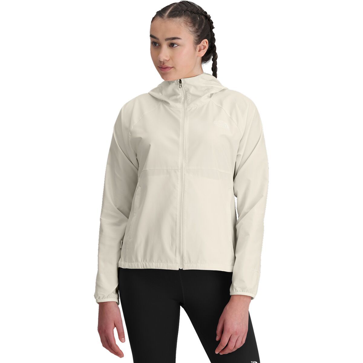The North Face Women's Flyweight Hoodie 2.0 in White Dune - Size: Small