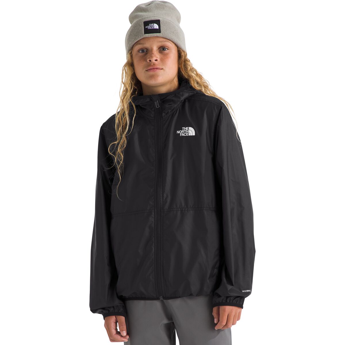 The North Face Boy's TNF Cyclone Wind Jacket in TNF Black - Size: XL