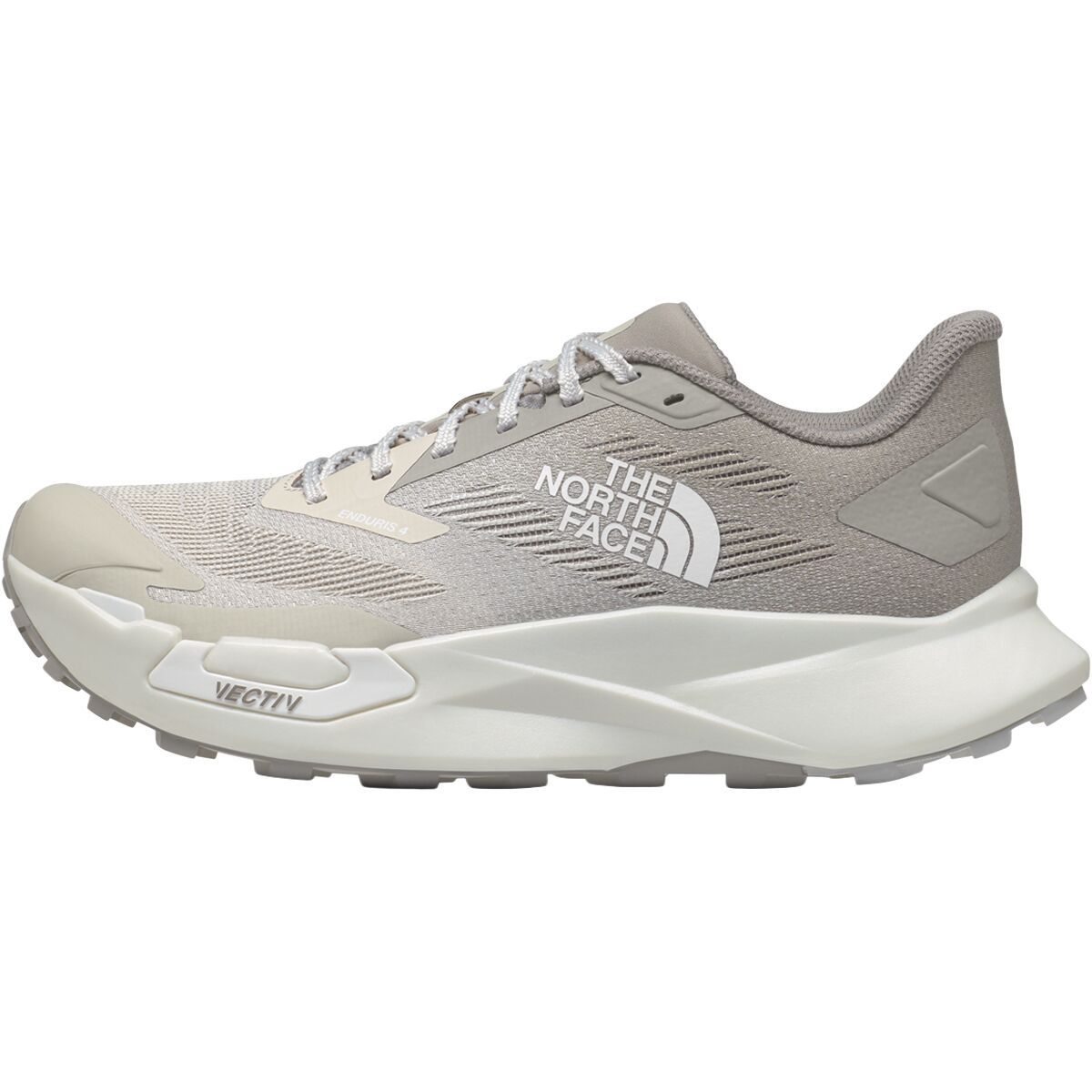 The North Face Men's Vectiv Enduris 4 Trail Running Shoe in White Dune / Calacatta - Size: