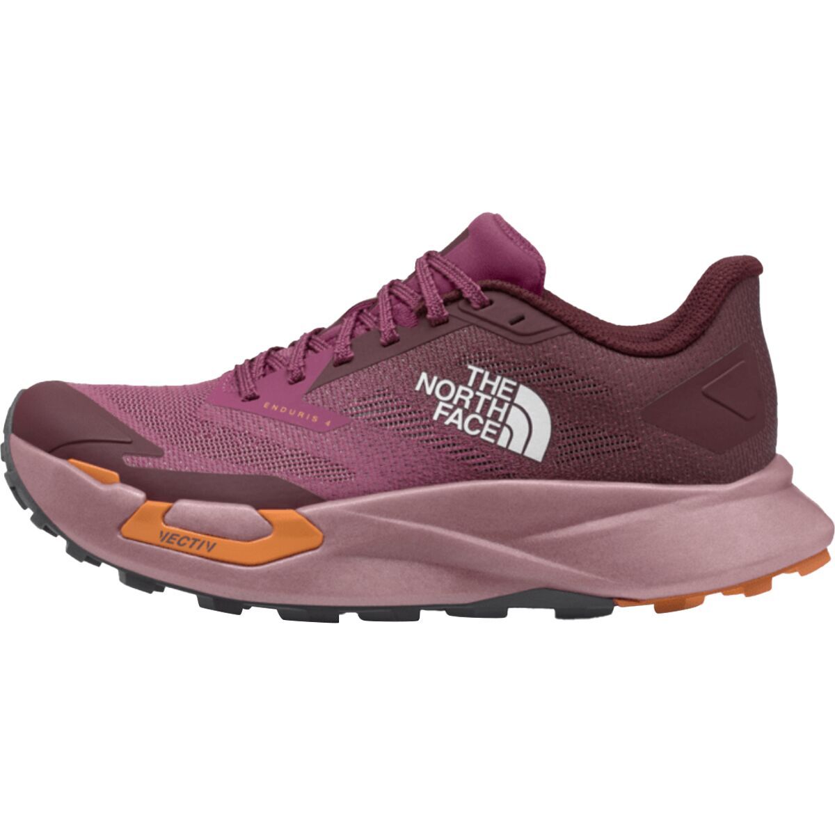 The North Face Women's Vectiv Enduris 4 Trail Running Shoe in Sumac / Papaya - Size: