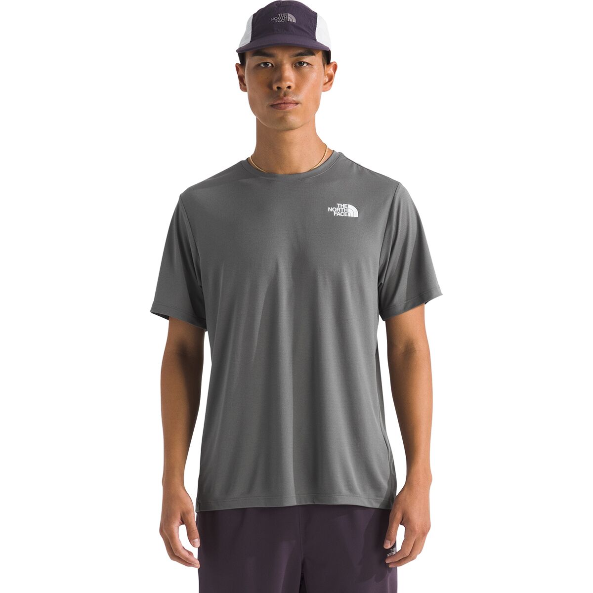 The North Face Men's 24/7 Short-Sleeve T-Shirt in Smoked Pearl - Size: Small