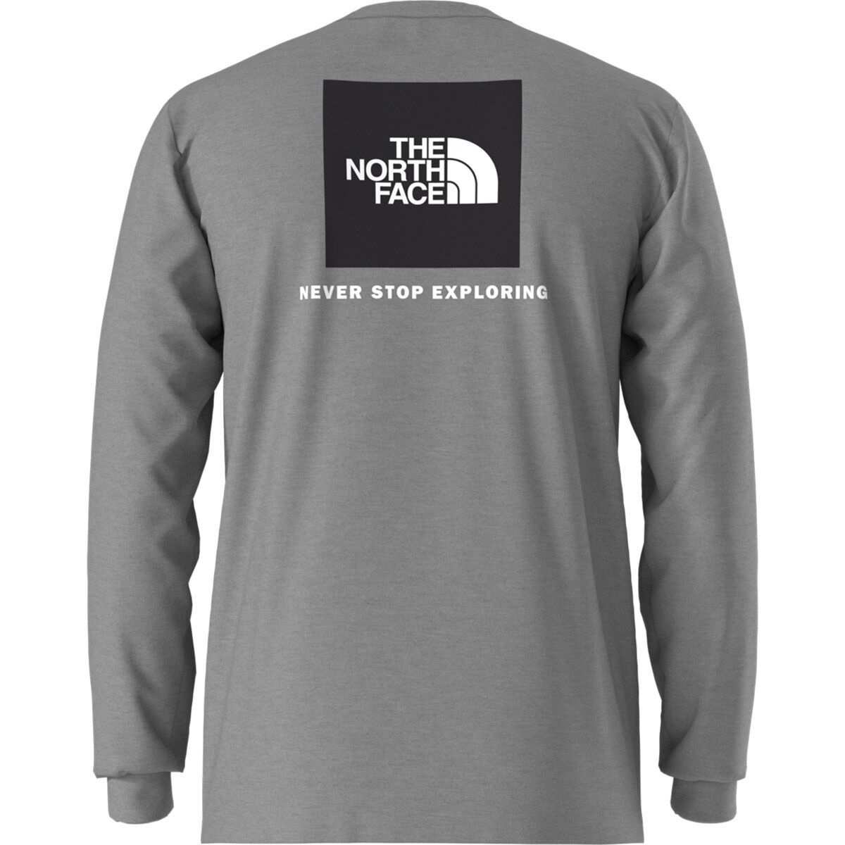 The North Face Men's Evolution Box NSE Long-Sleeve T-Shirt in Iron Bronze - Size: XL