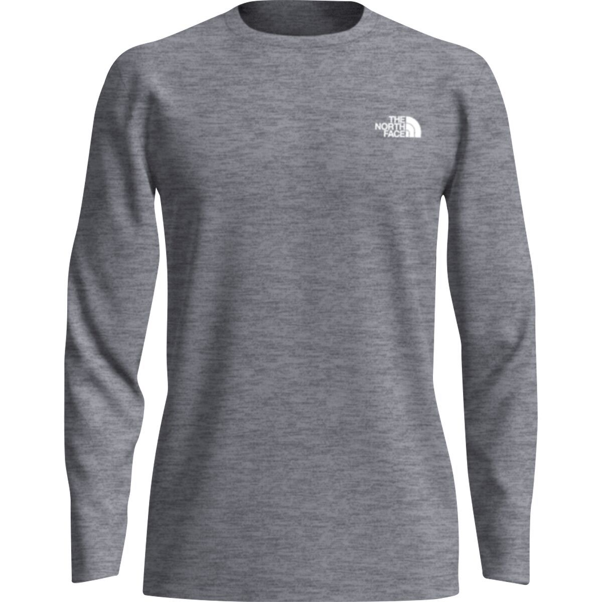 The North Face Men's Long-Sleeve Evolution T-Shirt in TNF Mid Grey Heather - Size: XXL