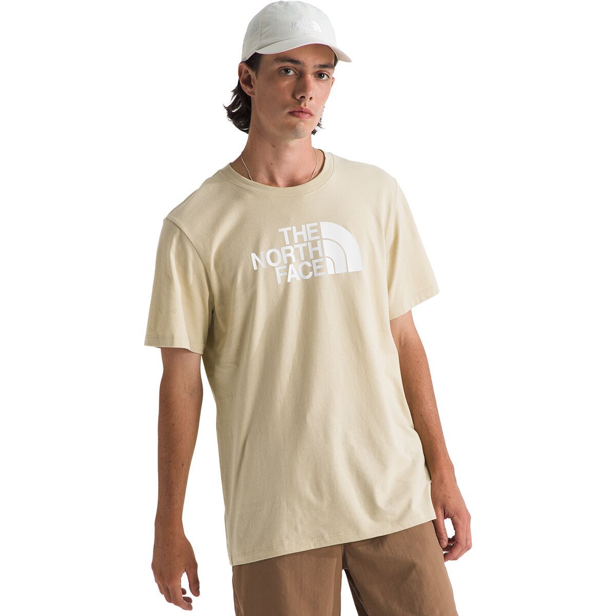 The North Face Men's Short-Sleeve Core Half Dome T-Shirt in Smokey Brown / TNF White - Size: Medium