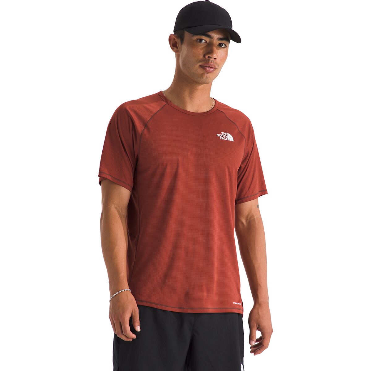 The North Face Men's Sunriser Short-Sleeve Shirt in Iron Clay - Size: XL
