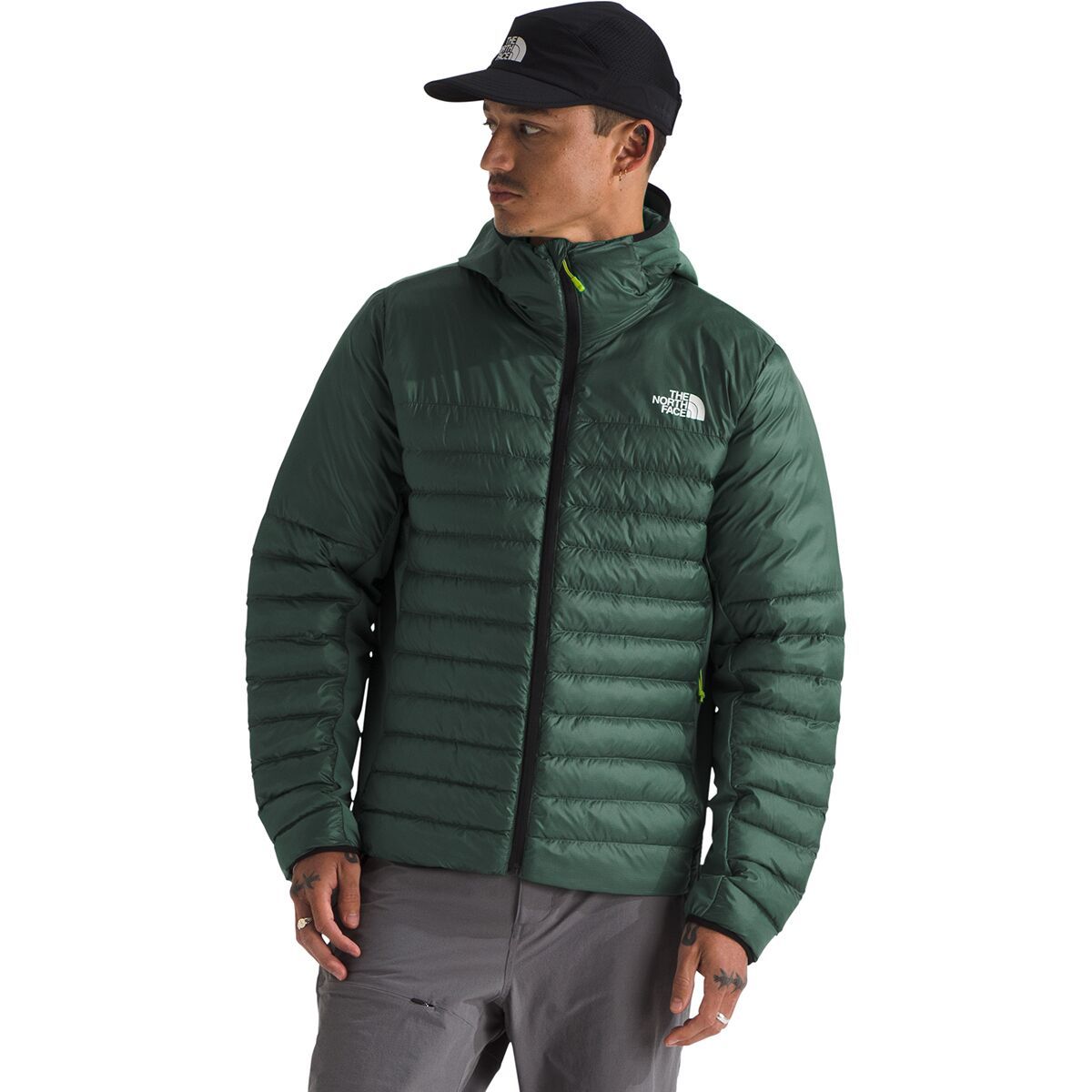 The North Face Men's Terra Peak Hybrid Hoodie in Sumac / Digital Orange - Size: XL