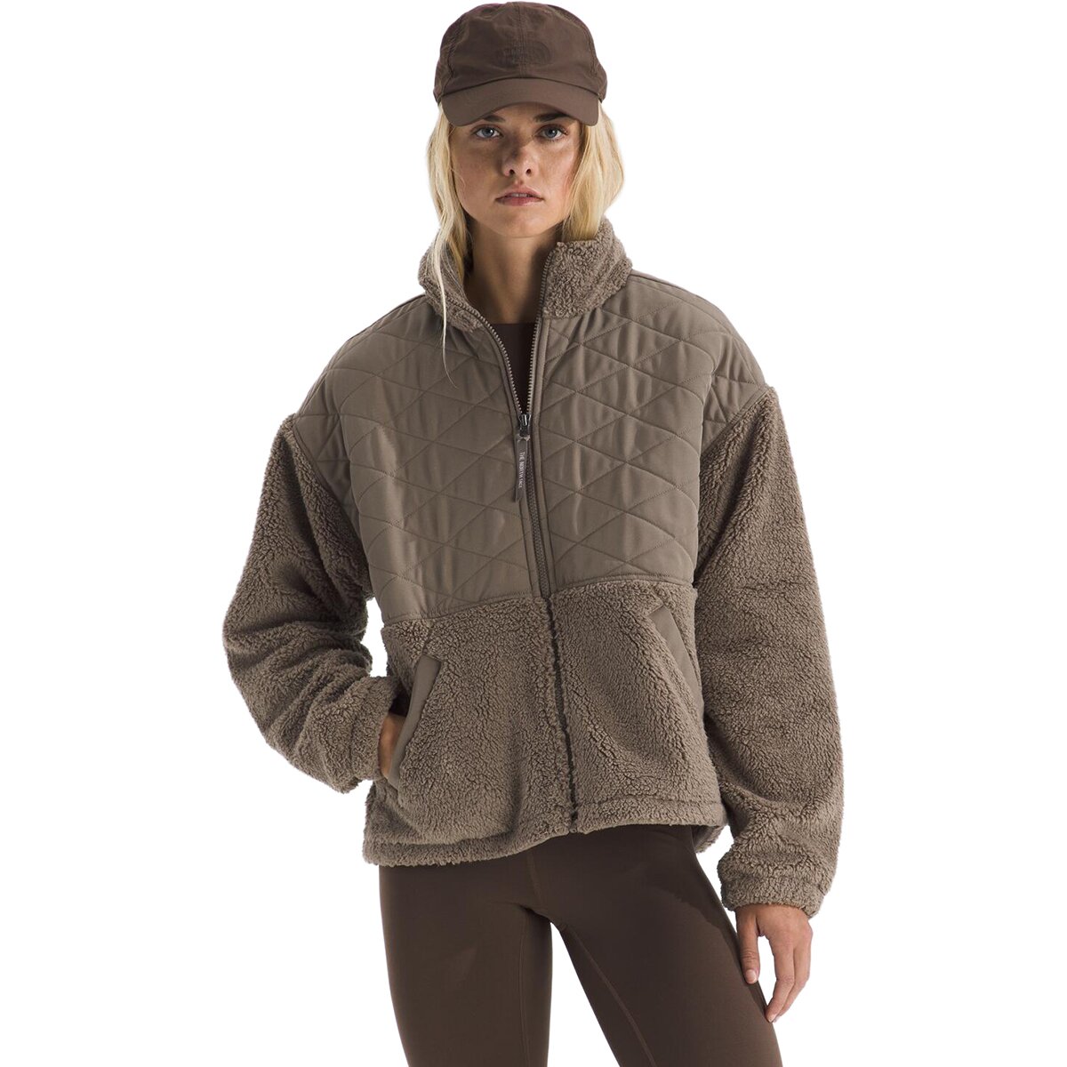 The North Face The North Face Women's Cabin Fleece Full-Zip Jacket in Mocha Brown - Size: Medium - $91.00 at Steep and Cheap