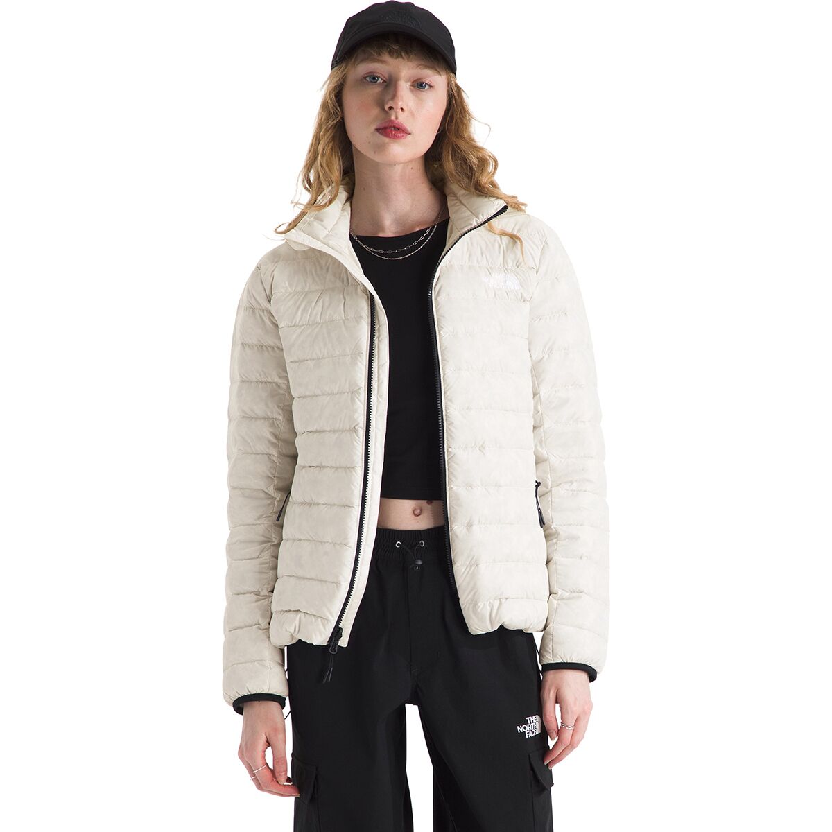 The North Face The North Face Women's Classic Down Jacket in White Dune - Size: XS - $130.00 at SteepandCheap.com