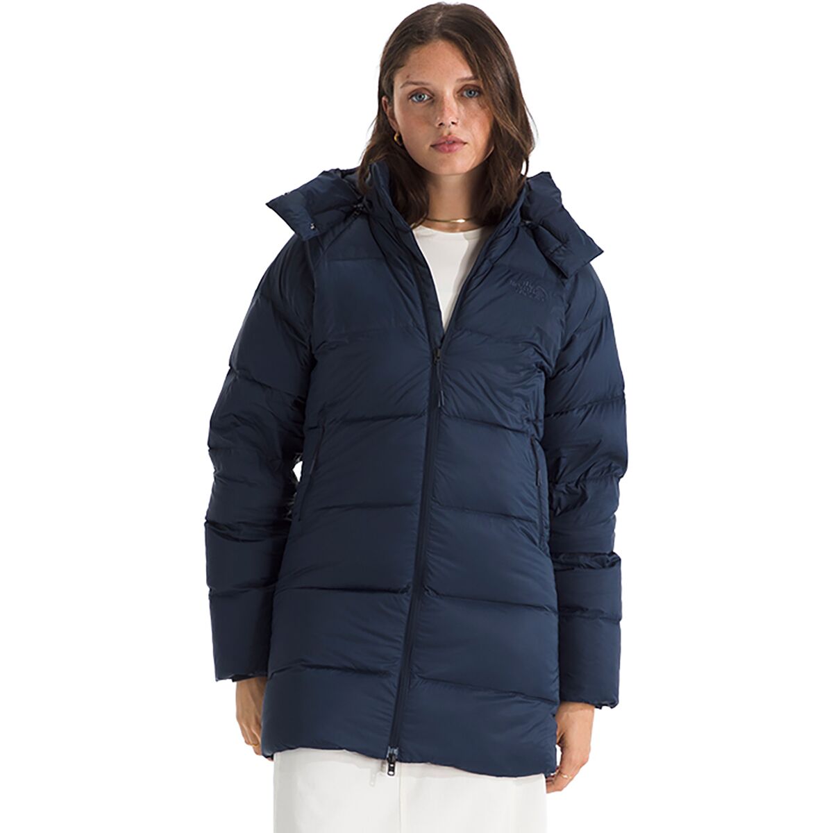 The North Face Women's Hydrenalite City Down Hooded Parka in Summit Navy - Size: XS