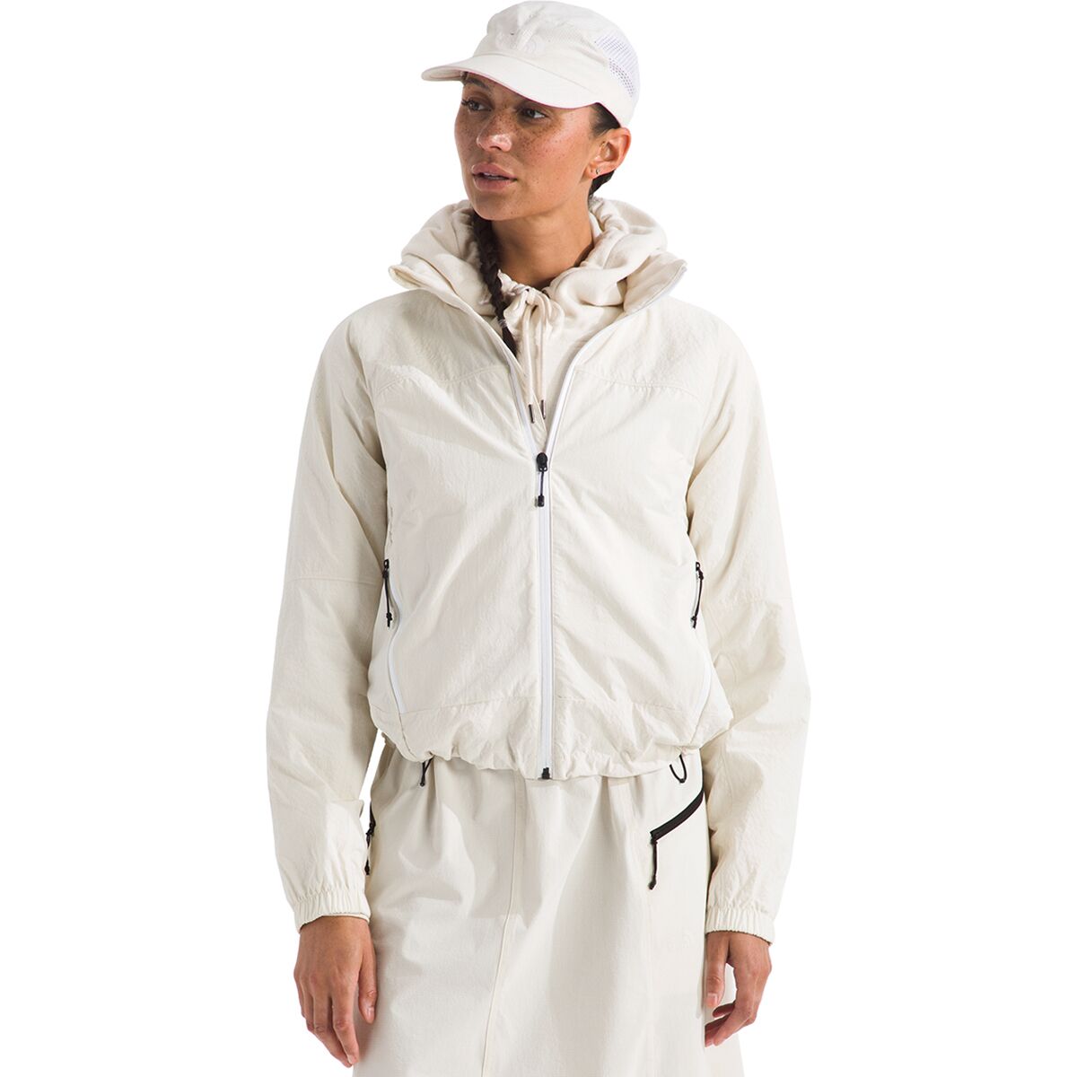 The North Face The North Face Women's TNF EG Utility Wind Jacket in White Dune - Size: Large - $105.00 at Steep and Cheap
