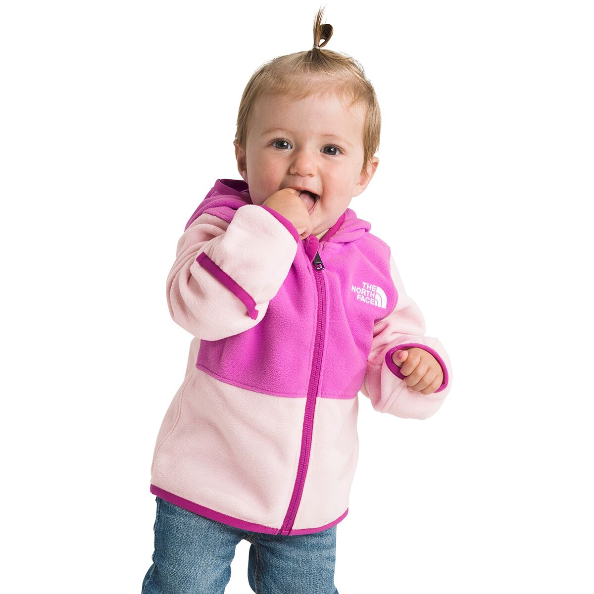 The North Face Glacier Full-Zip Hoodie - Infants' in Violet Crocus / Pale Blossom - Size: 3M