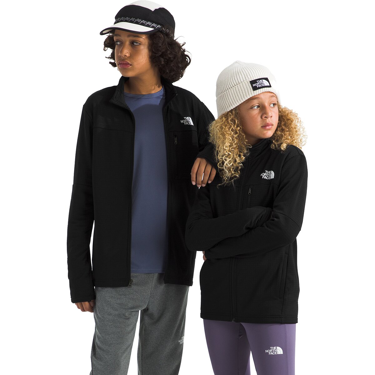 The North Face The North Face Hike Midlayer Full-Zip Top - Kids' in TNF Black - Size: XS - $42.25 at Steep and Cheap