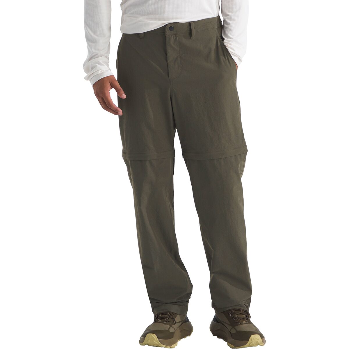 The North Face Men's Basin Convertible Pant in New Taupe Green - Size: 40/Short