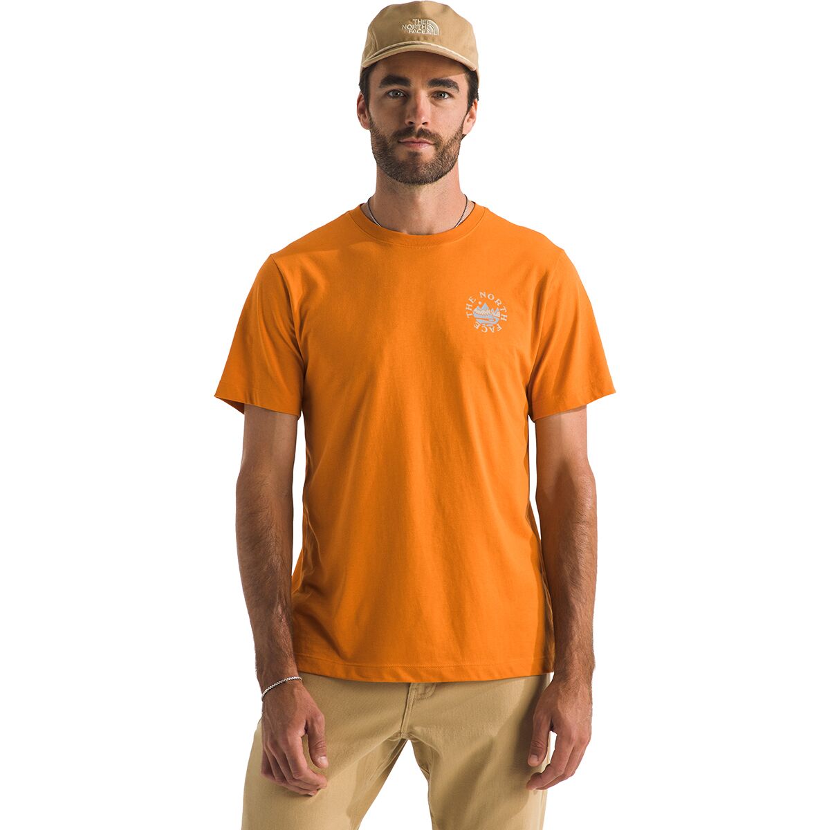 The North Face Men's Sunrise Escape Regular Short-Sleeve T-Shirt in Dust Orange - Size: XL