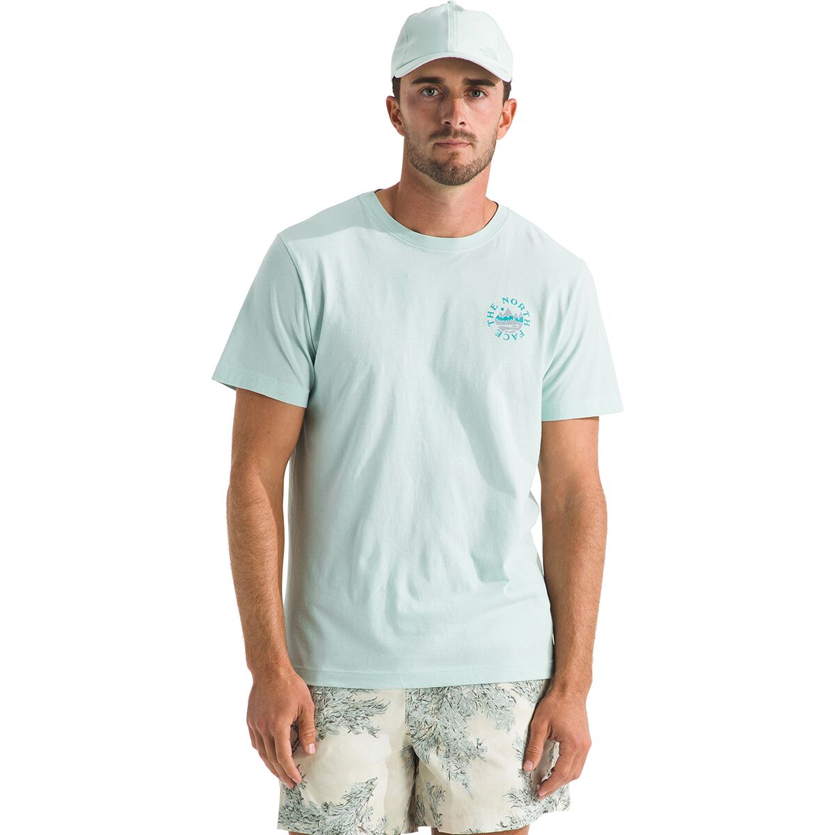 The North Face Men's Sunrise Escape Regular Short-Sleeve T-Shirt in Opal Frost - Size: Large