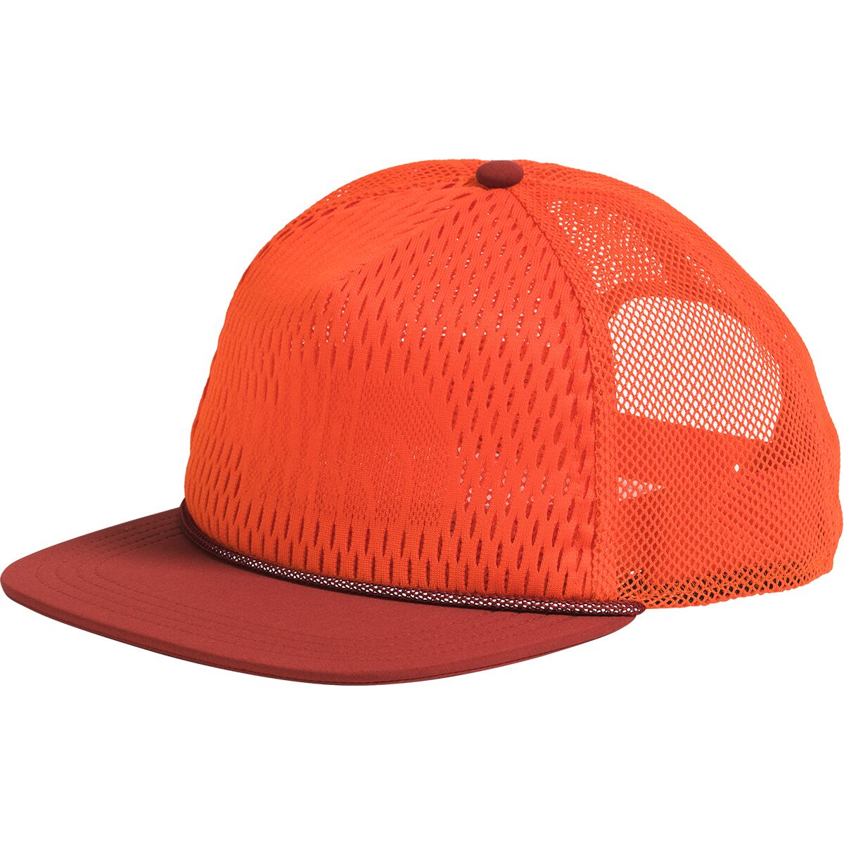 The North Face The North Face Runner Trucker Hat in Lava Red / Iron Clay - $30.00 at Steep and Cheap